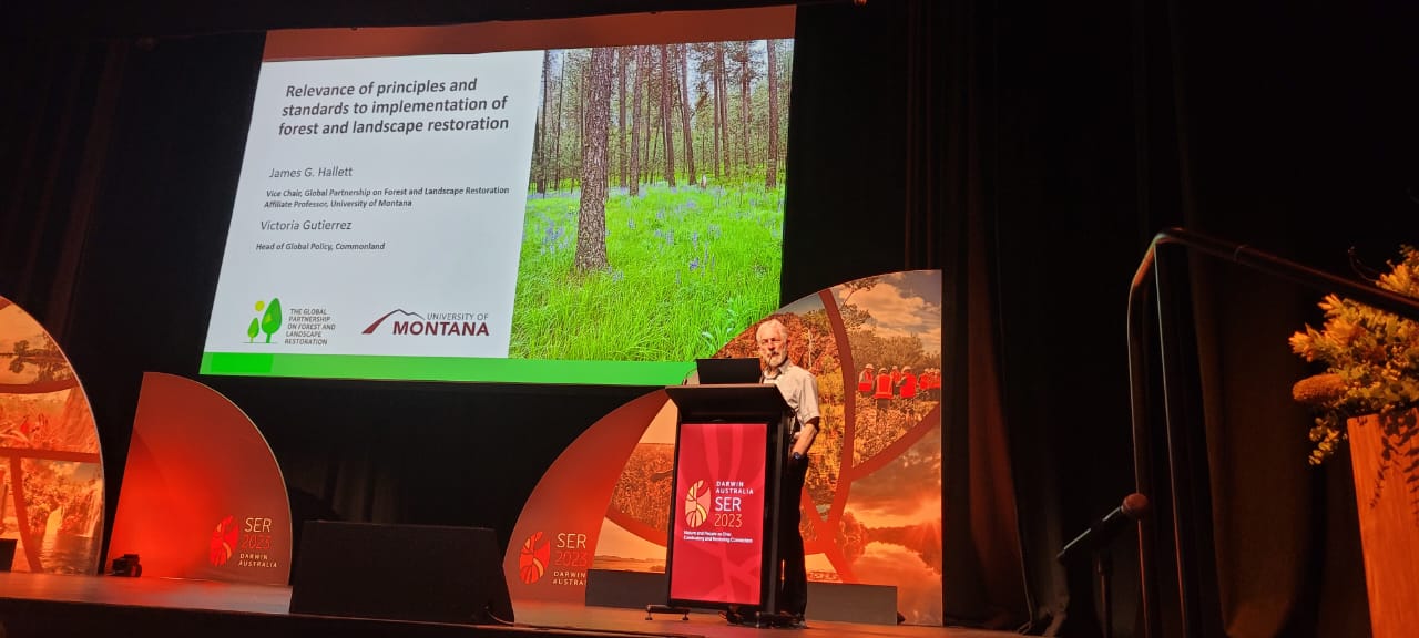 GPFLR presents the main lessons learned in 20 years of existence, during The SER2023 – 10th World Conference on Ecological Restoration